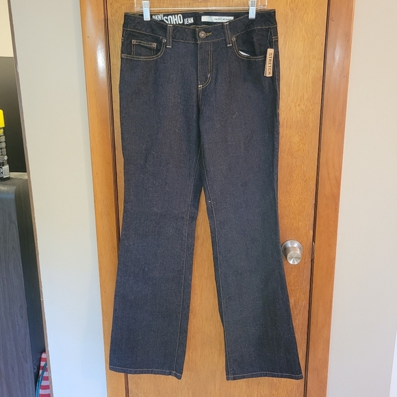 Dkny Denim - DKNY Soho Bootcut Jeans 12 Long NWT | Dark Wash Winter Workwear Denim